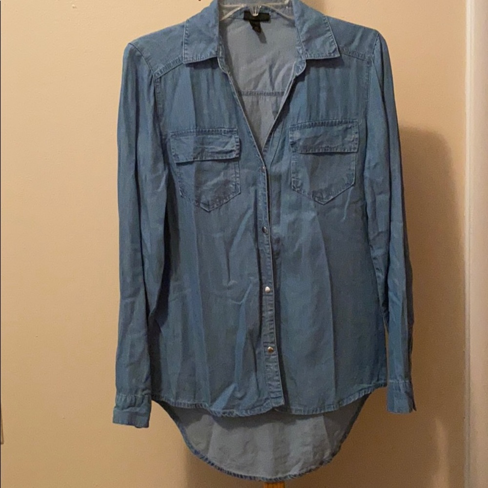 Long sleeve button up blouse